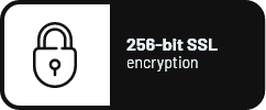 256-bit SSL encryption